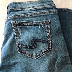 Silver Suki  boot cut jeans. P1002